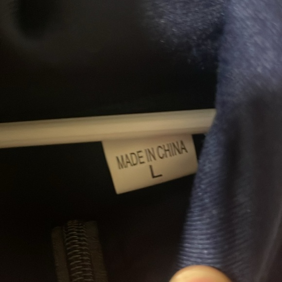 NIP navy active zip hoodie - Picture 2 of 3